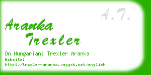 aranka trexler business card